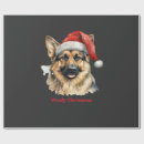Search for german shepherd christmas wrapping paper Animal