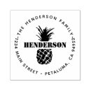 Search for pineapple rubber stamps Round