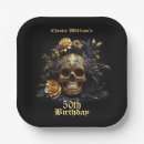 Search for skull and roses plates Dia de los muertos