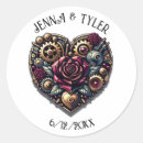 Search for metallic red stickers Heart