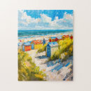Search for beach hut puzzles Landscape