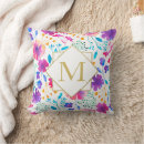 Search for bold floral cushions White