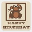 Search for happy monkey stickers Zoo