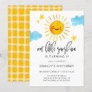 Search for little sunshine birthday invitations Yellow
