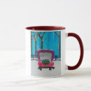 Search for vintage red truck mugs Winter