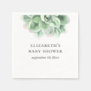 Search for watercolor cactus napkins Baby shower