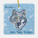 Search for wolf christmas tree decorations winter
