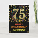 Search for 75 years birthday cards Colourful