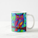 Search for whimsical owl mugs Owls