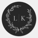 Search for formal monogram stickers Botanical