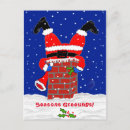 Search for graphic art christmas cards Santa