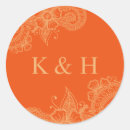 Search for orange and gold stickers Indian