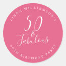 Search for 50th birthday seals envelope seals Fiftieth