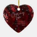 Search for bible verses heart shaped ceramic christmas tree decorations Faith