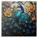 Search for blue peacock tiles Flowers