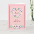 Search for for cousin valentines day cards Cousin for her