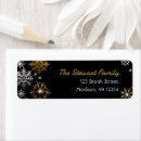 Search for silver snowflake return address labels Sparkle