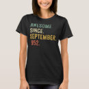 Search for september birthday tshirts 70th