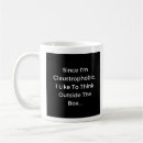 Search for think outside the box mugs Funny