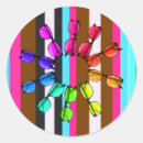 Search for bright rainbow colours stickers Whimsical