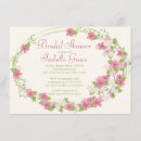 Search for 4x6 floral bridal shower invitations Pink