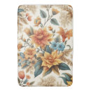 Search for blue and orange bath mats Flower