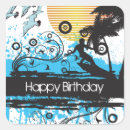 Search for beach surf stickers Birthday