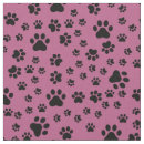 Search for pink paw prints fabric Animals