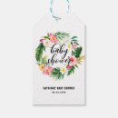 Search for tropical gift tags Baby shower
