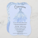 Search for blue quince invitations Glitter