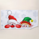 Search for santa claus beach towels Funny