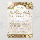 Search for animal print party invitations Gold