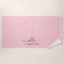 Search for bridal party beach towels Girly
