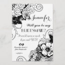Search for floral outlines invitations White
