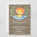 Search for lion baby boy shower invitations Shower by mail