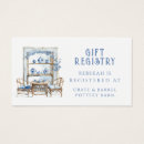 Search for baby registry inserts Blue and white