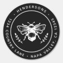 Search for bee address stickers Rustic
