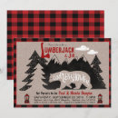 Search for plaid wood woodland invitations Flannel