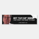 Search for flip bumper stickers Mitt romney