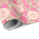 Search for teddy wrapping paper Pink