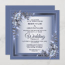 Search for navy blue and silver invitations Floral