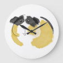 Search for pig clocks Watercolor
