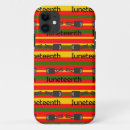 Search for black red green iphone cases Juneteenth