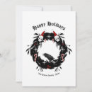Search for crow christmas cards Black