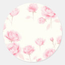 Search for romantic watercolor flowers stickers Peonies