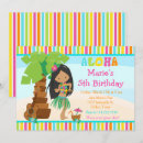 Search for hawaii birthday invitations Hula girl