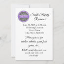 Search for round shape invitations Purple
