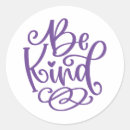 Search for kindness stickers Typography