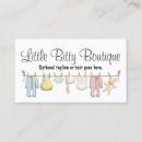 Search for baby clothes business cards Clothesline