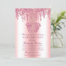 Search for metallic baby shower invitations Glitter